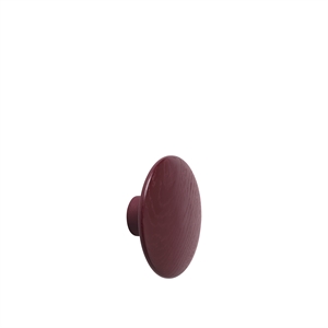 Muuto Dots Knage Træ Burgundy Ø13 cm