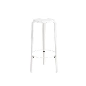 TipToe BIG LOU Stool Recycled Plastic White/ Cloudy White