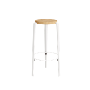 TipToe BIG LOU Stool Oak/Cloudy White