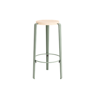 TipToe BIG LOU Stool Beechwood/Eucalyptus Grey