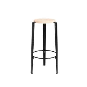 TipToe BIG LOU Stool Beechwood/Graphite Black