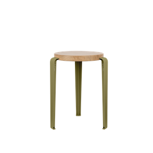 TipToe x Heju Lou Stool Oak/Heather Green