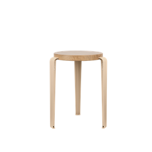 TipToe x Heju Lou Stool Oak/Spruce Beige