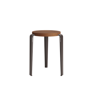 TipToe LOU Stool Stained Oak/Dark Varnished