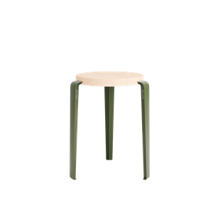 TipToe LOU Stool Beechwood/Rosemary Green