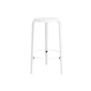 TipToe MI LOU Stool Recycled Plastic White/ Cloudy White