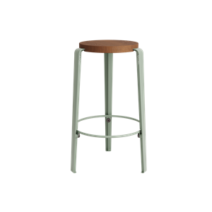 TipToe MI LOU Stool Stained Oak/Eucalyptus Grey