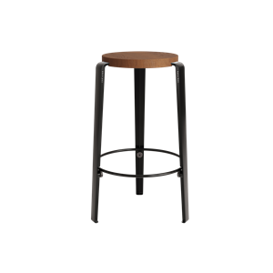 TipToe MI LOU Stool Stained Oak/Graphite Black