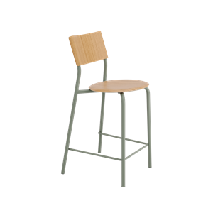 TipToe SSD Bar Stool 65 cm Oak/Eucalyptus Grey