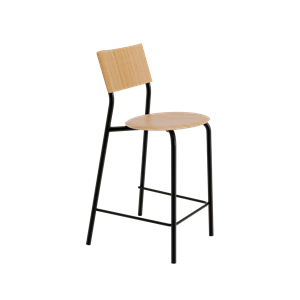 TipToe SSD Barstool 65 cm Oak/Graphite Black