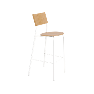 TipToe SSD Barstool 65 cm Oak/Cloudy White