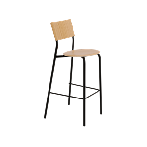 TipToe SSD Barstool 75 cm Oak/Graphite Black