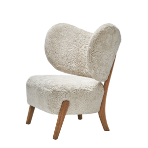 Mazo TMBO Armchair Oak/Sheepskin Moonlight