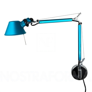 Artemide Tolomeo Micro Wall Lamp Blue