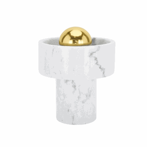 Tom Dixon Stone Table Lamp Brass & Marble