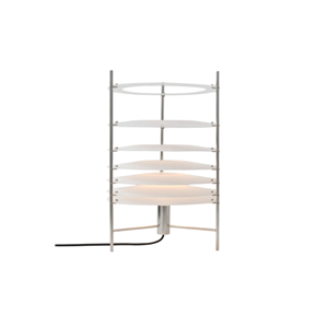 Parachilna Topuro -pöytävalaisin, suuri, ruostumaton teräs/akryyli