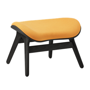 Umage A Conversation Piece Ottoman Black Oak/Tangerine