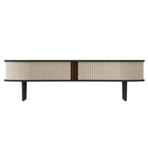 Umage Audacious TV Bench Black Oak/White Sands