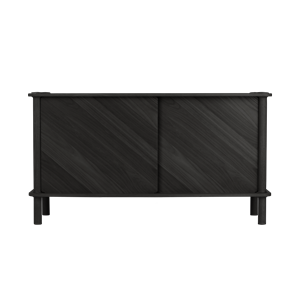 Umage Italic Cabinet 2x Doors Black Oak