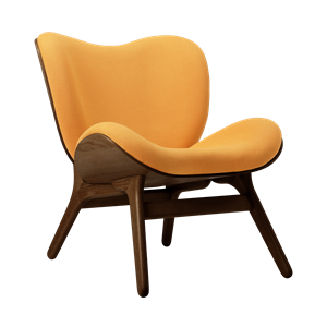 Umage A Conversation Piece Armchair Dark Oak/Tangerine