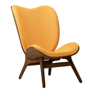 Umage A Conversation Piece High Armchair Dark Oak/Tangerine