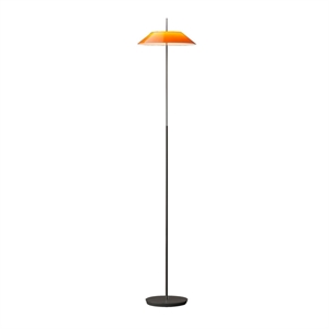 Vibia Mayfair Floor Lamp Glossy Orange & Black