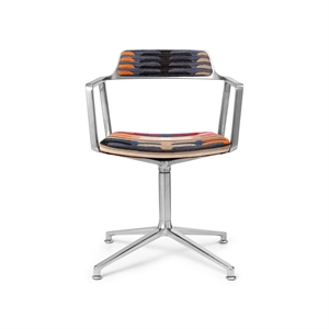 Vipp 452 Pyörivä Kääntyvä Tuoli Guesthouse Edition Todos Santos Mexico Jacquard Kangas/alumiini