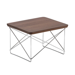 Vitra LTR Coffee Table Solid Dark Oak/ Chrome