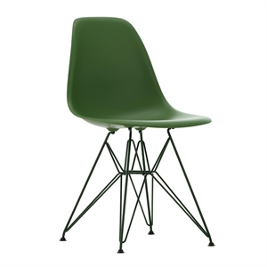 Vitra Eames Plastic RE DSR Ruokailutuoli Metsä/Tummanvihreä