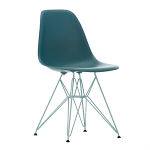 Vitra Eames Plastic RE DSR Ruokailutuoli Merensininen/Taivaansininen