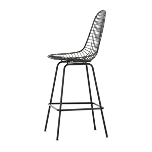 Vitra Eames Wire baarijakkara keskimusta