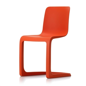 Vitra EVO-C Ruokailutuoli Poppy Red