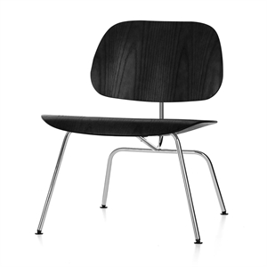 Vitra Plywood Group LCM Armchair Metal Black Ash/ Chrome