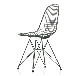 Vitra Wire DKR Dining Chair Dark Green