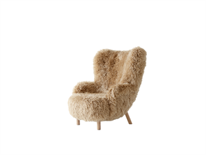 &Tradition Petra VB3 Armchair Sheepskin Honey 50/Oiled Oak