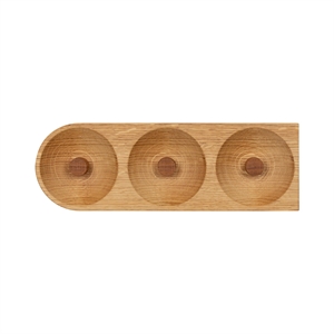 We Do Wood -vaatenaulakko, massiivitammi, 3 naulakkoa