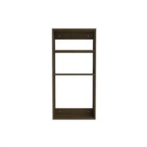 We Do Wood -kolmen neliönmuotoinen hylly, savutammi