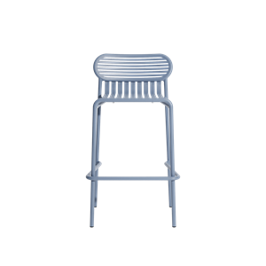 Petite Friture WEEK-END Bar Stool H80 Blue Pigeon