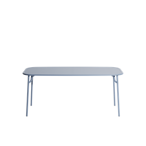 Petite Friture WEEKEND Rectangular Table 85x180 Blue Pigeon