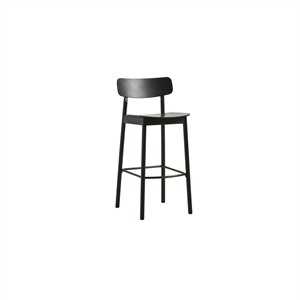 Woud Soma Barstool Black Painted Ash