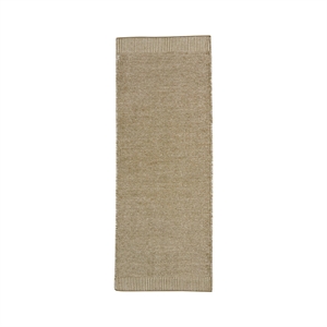 Woud Rombo -matto 75x200 ruskea